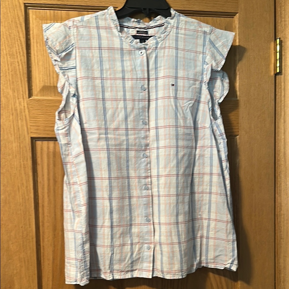 Tommy Hilfiger Sleeveless Plaid Top